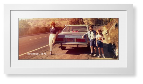 Gallery Panoramic Framed Print, White, Contemporary, Black, White, Single piece, 10x24, Multicolor