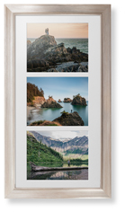 triple landscape deluxe mat framed print