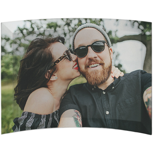 Photo Gallery Curved Glass Print, 5x7, Curved, Multicolor