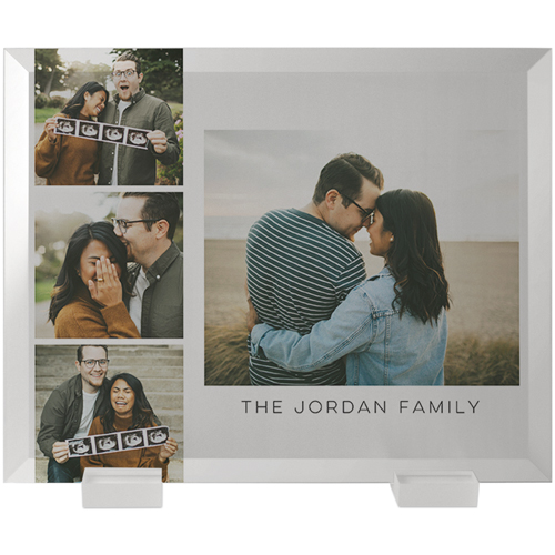 Modern Gallery Filmstrip Flat Glass Print, 8x10, Flat, White, white