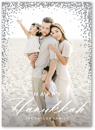 Hanukkah Cards With Festive Patterns