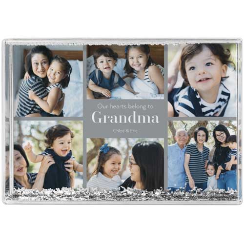 Text Box Gallery of Six Glitter Block, Multicolor, multi