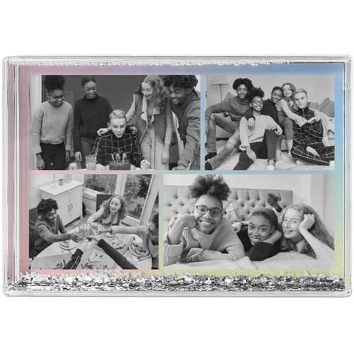 Gallery of Four Glitter Block, Multicolor, multi