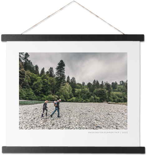 Border Gallery of One Landscape Hanging Canvas Print, Black, 11x14, Multicolor