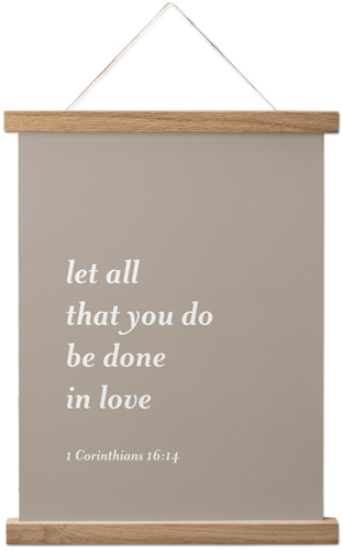 Gallery Text Quote Hanging Canvas Print, Natural, 11x14, Multicolor
