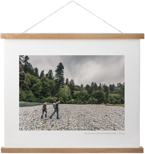 Border Gallery of One Landscape Hanging Canvas Print, Natural, 16x20, Multicolor