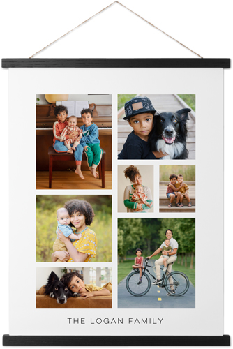 Gallery of Seven Hanging Canvas Print, Black, 16x20, Multicolor, multi