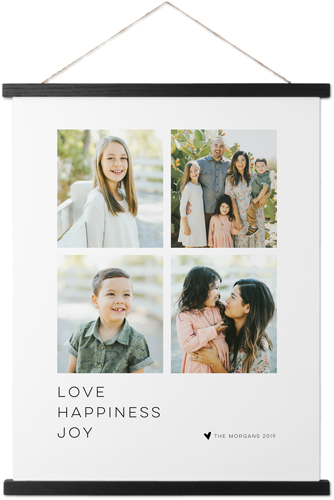 Modern Sentiment Collage Hanging Canvas Print by Shutterfly | Shutterfly