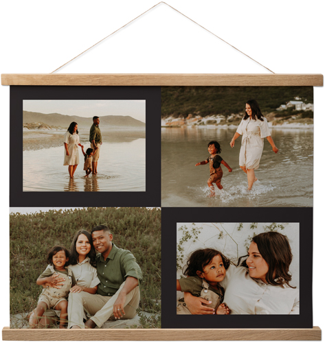 Modern Gallery Of Four Hanging Canvas Print, Natural, 16x20, Multicolor
