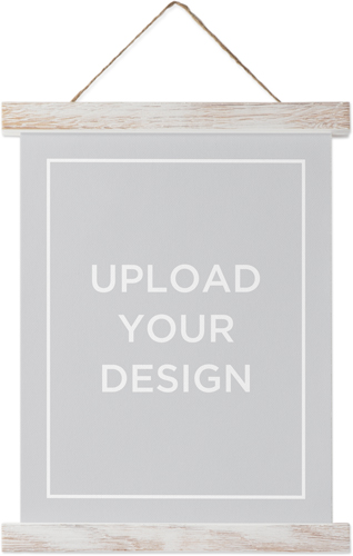 Upload Your Own Design Hanging Canvas Print, Rustic, 8x10, Multicolor
