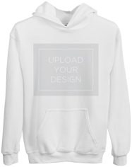 upload your own design custom kids hoodie