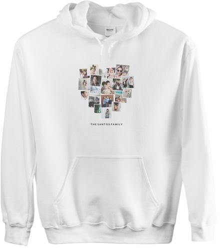 Tilted Heart Collage Custom Hoodie by Shutterfly | Shutterfly