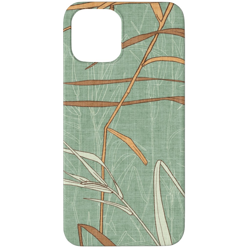 Late Summer Grasses Phone Case, Silicone Liner Case, Matte, iPhone 11 Pro Max, Green, Classic Green