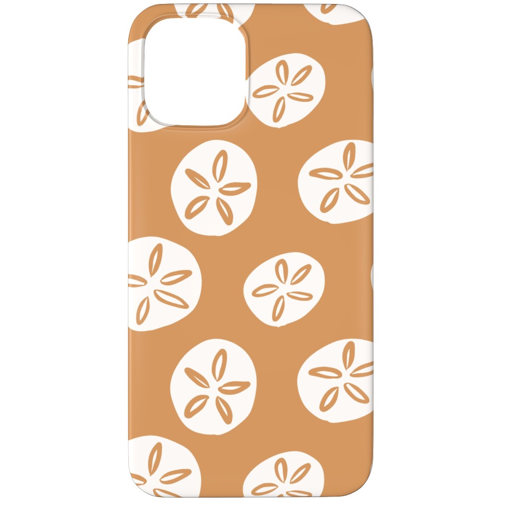 Sand Dollar Sea Shells Phone Case, Silicone Liner Case, Matte, iPhone 11 Pro Max, Orange, Pueblo
