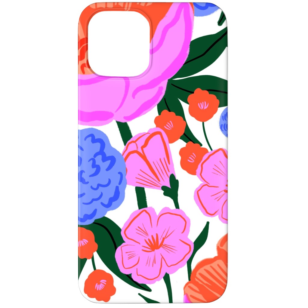 Garden Floral - Brights Phone Case, Silicone Liner Case, Matte, iPhone 11 Pro Max, Multicolor