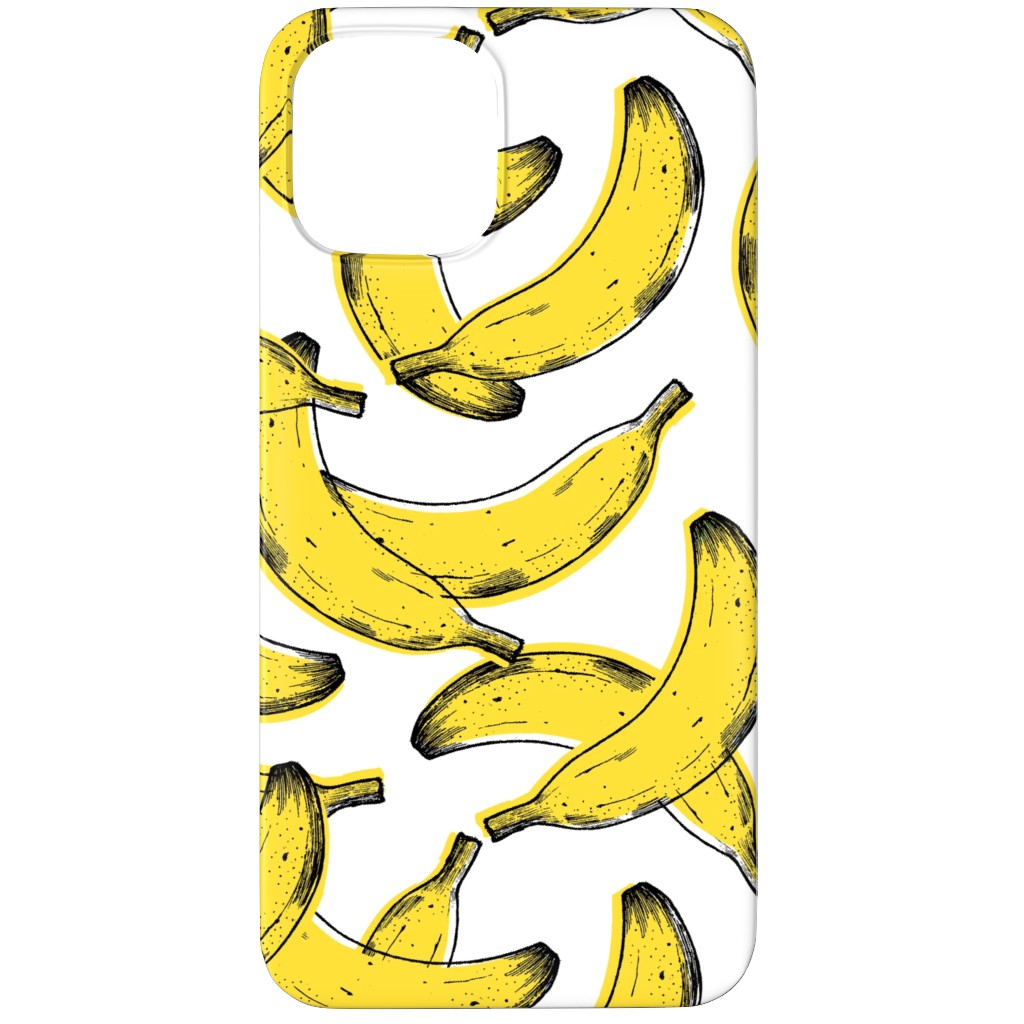 Banana Phone Case, Silicone Liner Case, Matte, iPhone 11 Pro Max, Yellow