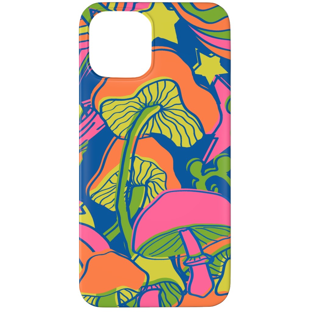 Psychedelic Daydream - Neon and Blue Phone Case, Silicone Liner Case, Matte, iPhone 11 Pro Max, Multicolor