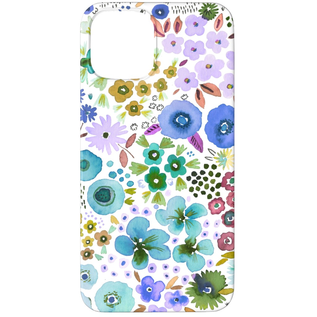 Artful Little Flowers - Multi Phone Case, Slim Case, Matte, iPhone 11 Pro Max, Multicolor
