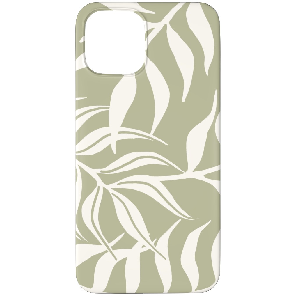 Moving Palms Phone Case, Slim Case, Matte, iPhone 11 Pro Max, Green