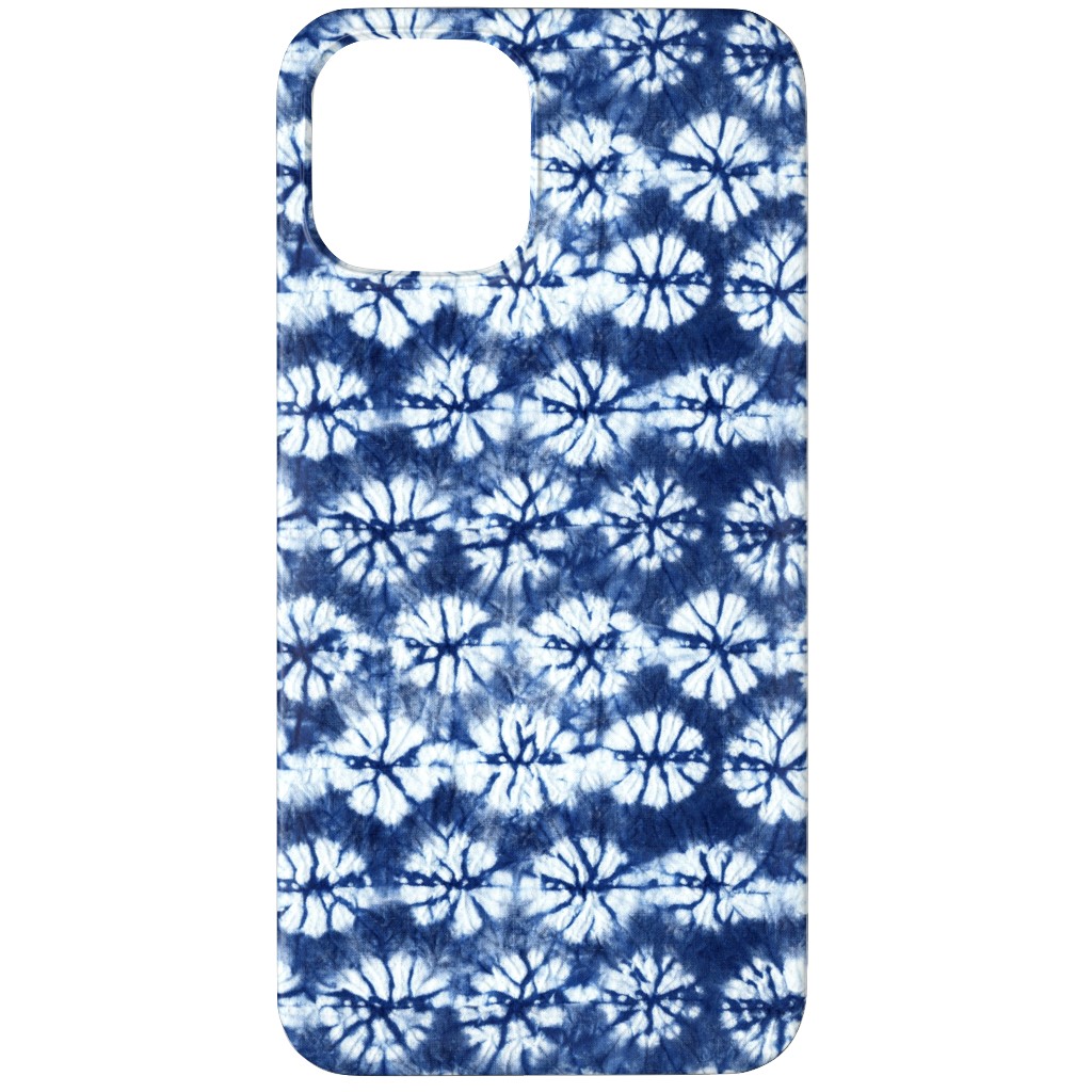 Shibori Pine - Blue Phone Case, Slim Case, Matte, iPhone 11 Pro Max, Blue, True Blue