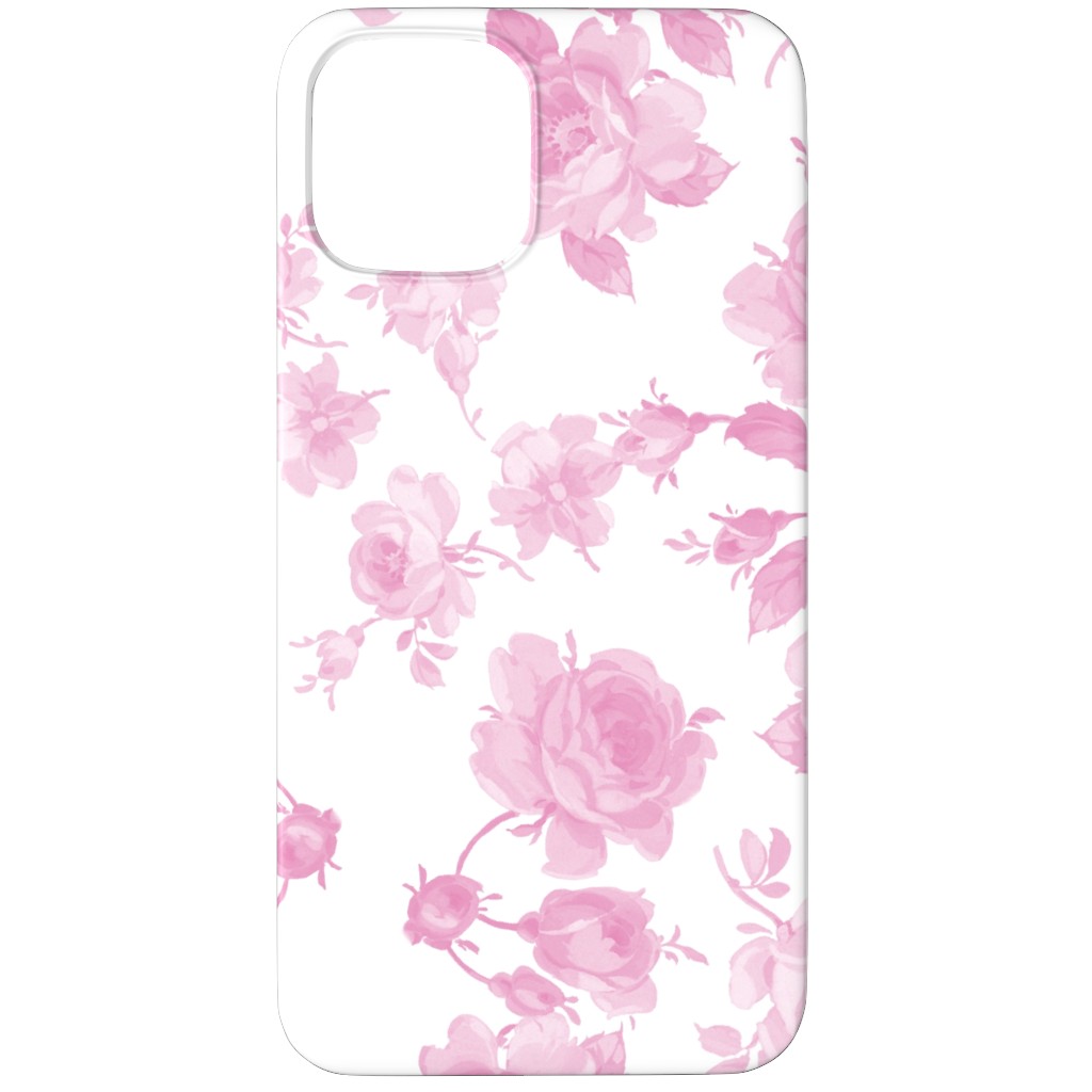 Saint Colette June Roses - Pink Phone Case, Slim Case, Matte, iPhone 11 Pro Max, Pink, Bright Pink
