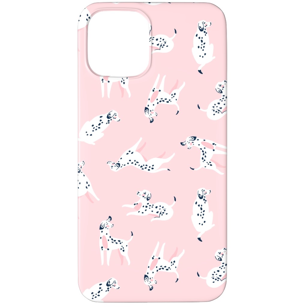 Funny Dalmatian - Pink Phone Case, Slim Case, Matte, iPhone 11 Pro Max, Pink, Bright Pink