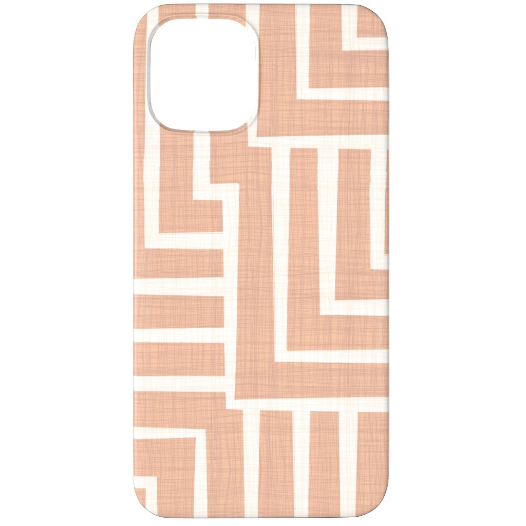 Square Angles - Pink Phone Case, Silicone Liner Case, Matte, iPhone 11 Pro, Pink, Bright Pink