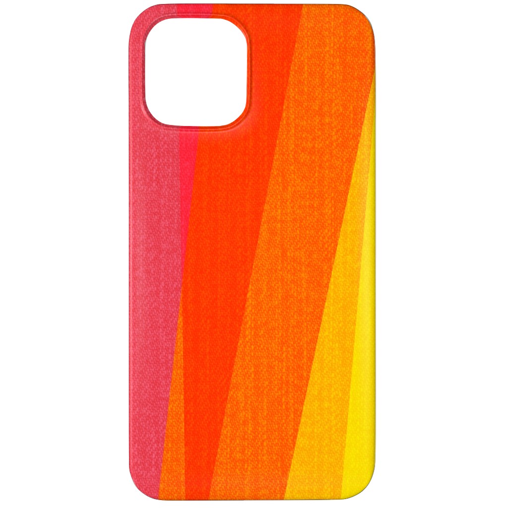 Geo Stripes Vertical - Multi Phone Case, Silicone Liner Case, Matte, iPhone 11 Pro, Multicolor