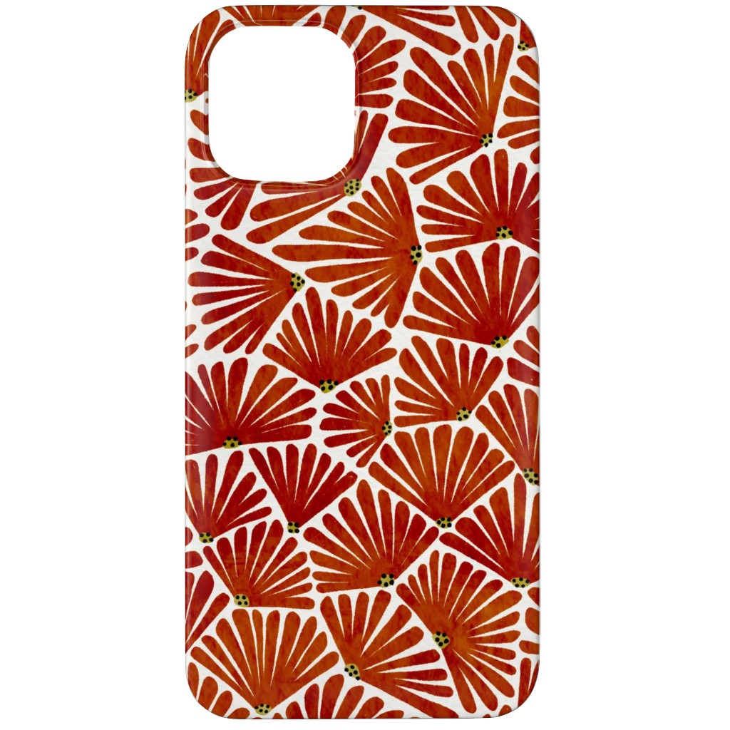 Solie - Red & White Phone Case, Silicone Liner Case, Matte, iPhone 11 Pro, Red