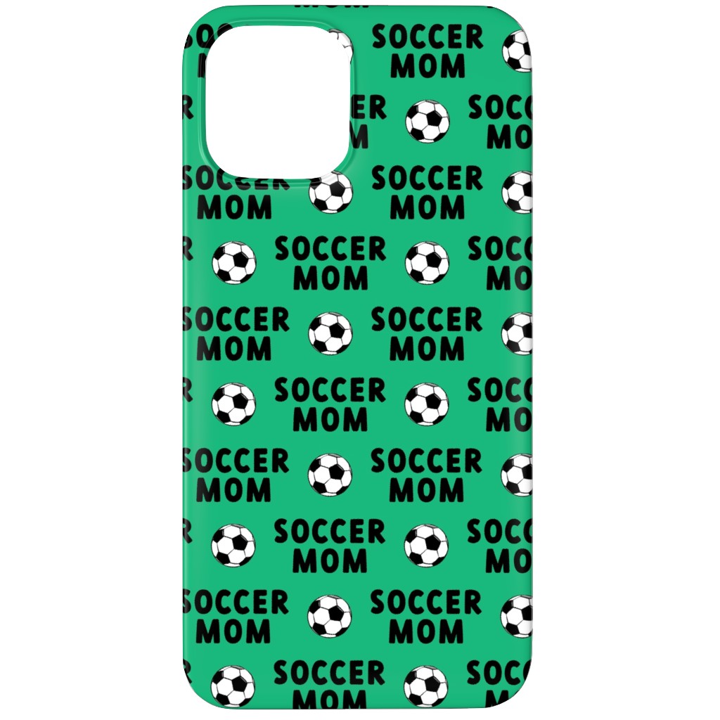Soccer Mom - Green Phone Case, Silicone Liner Case, Matte, iPhone 11 Pro, Green, Classic Green
