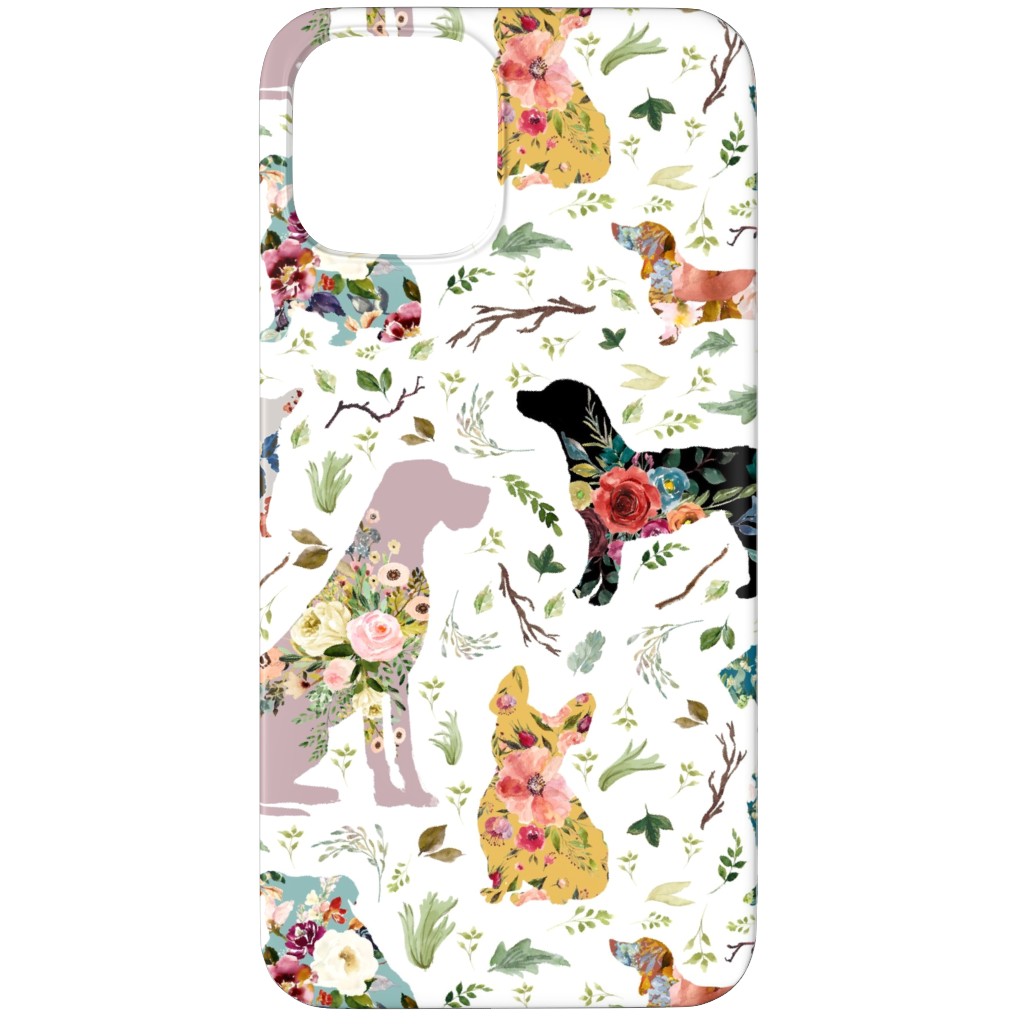 Patchwork Dogs - Multi Phone Case, Silicone Liner Case, Matte, iPhone 11 Pro, Multicolor