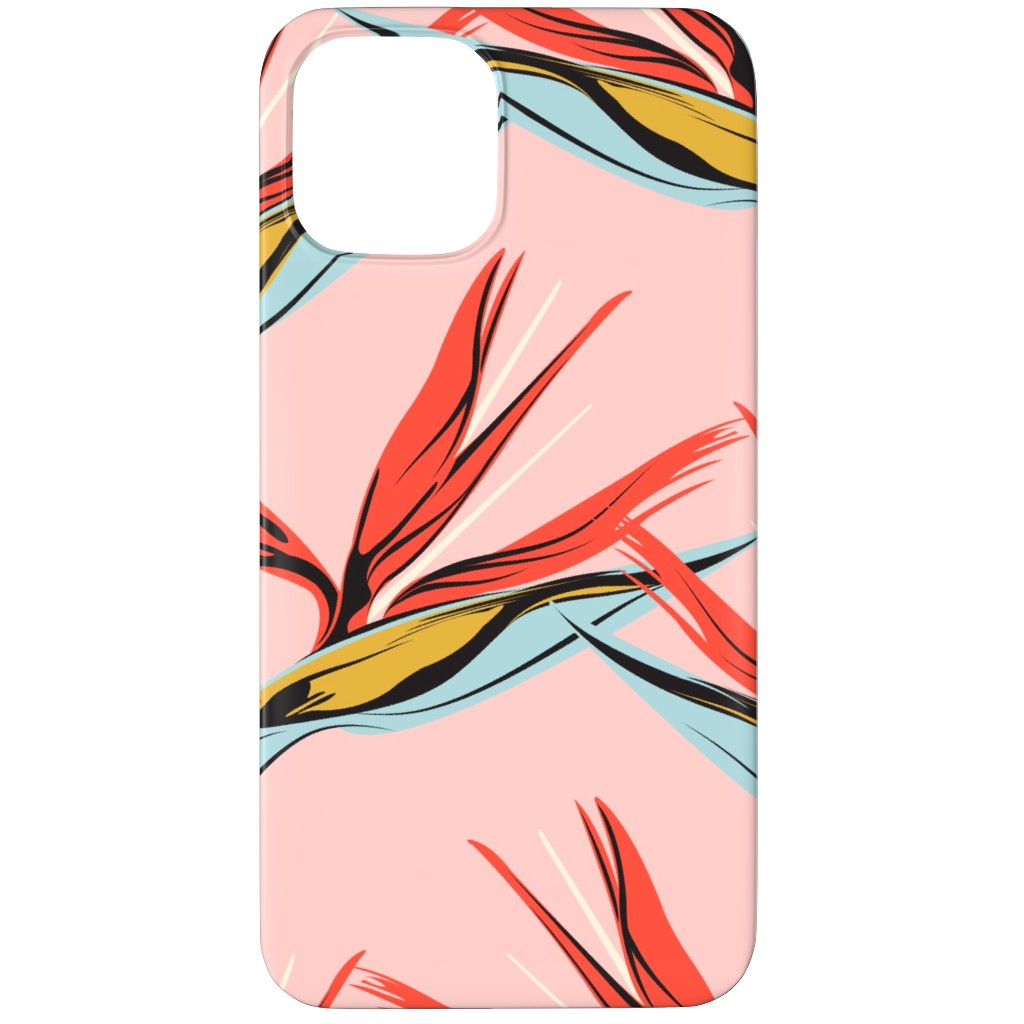 Bird of Paradise Phone Case, Silicone Liner Case, Matte, iPhone 11 Pro, Pink, Ballet Slipper