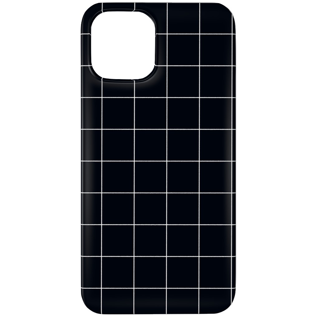 Grid - Black Ad White Phone Case, Silicone Liner Case, Matte, iPhone 11 Pro, Black