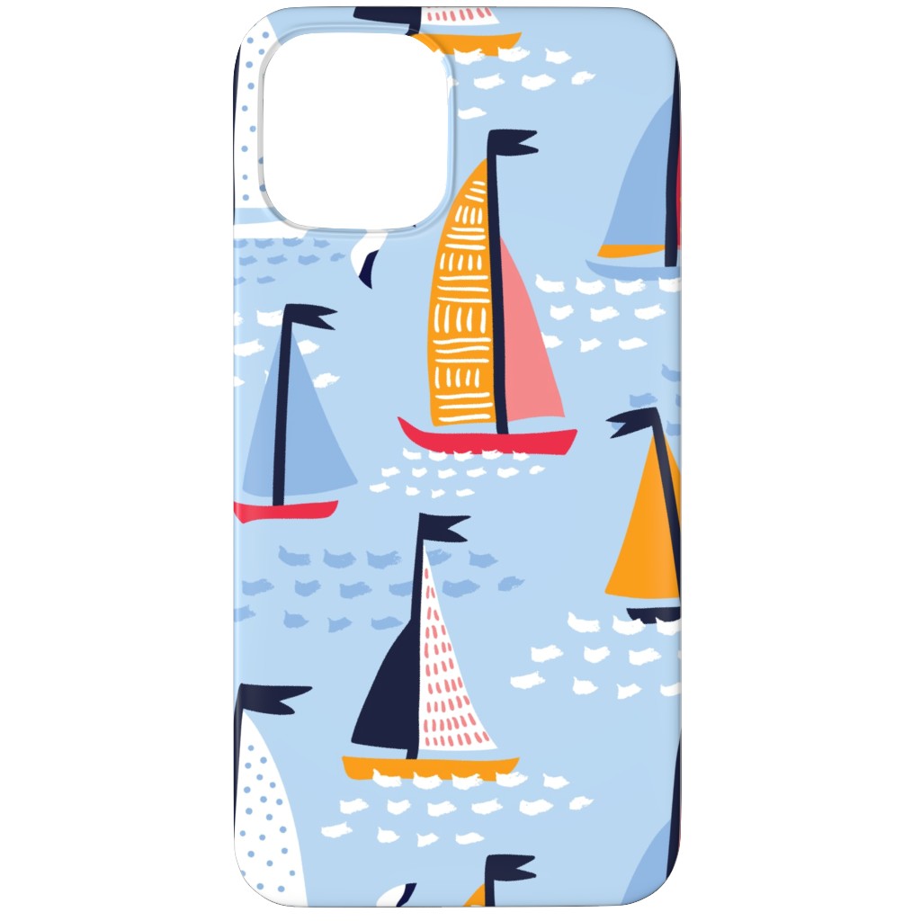 Regatta Phone Case, Silicone Liner Case, Matte, iPhone 11 Pro, Blue