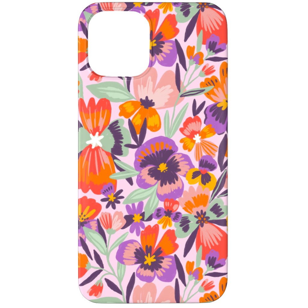 Pansies Phone Case, Silicone Liner Case, Matte, iPhone 11 Pro, Multicolor