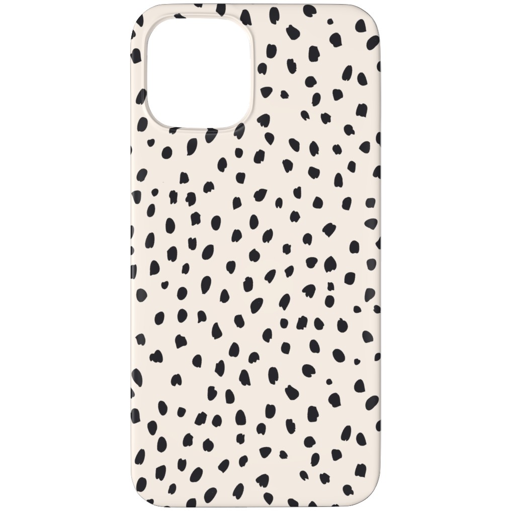 Black Marks - Creamy Beige Phone Case, Silicone Liner Case, Matte, iPhone 11 Pro, Beige