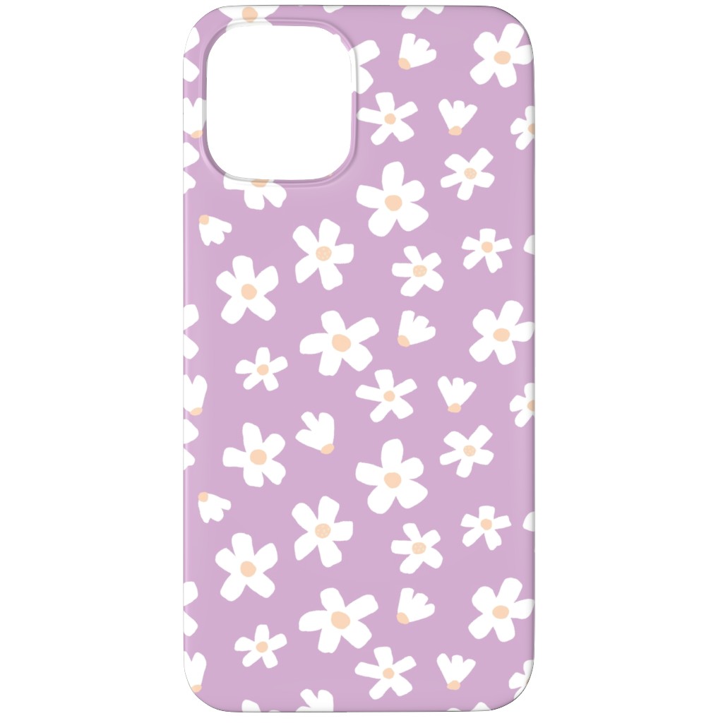 Daisy Garden Floral - Purple Phone Case, Slim Case, Matte, iPhone 11 Pro, Purple
