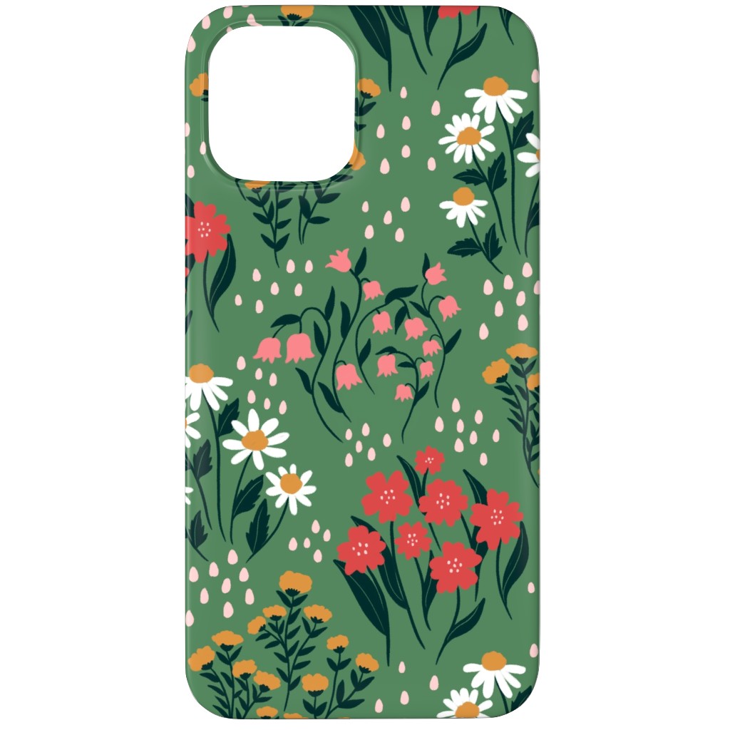 Flowerbed Phone Case, Slim Case, Matte, iPhone 11 Pro, Green