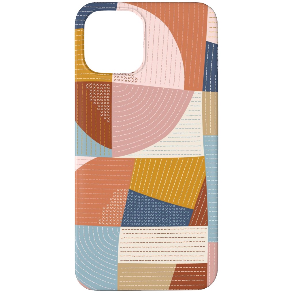 Modern Patchwork - Multi Phone Case, Slim Case, Matte, iPhone 11 Pro, Multicolor