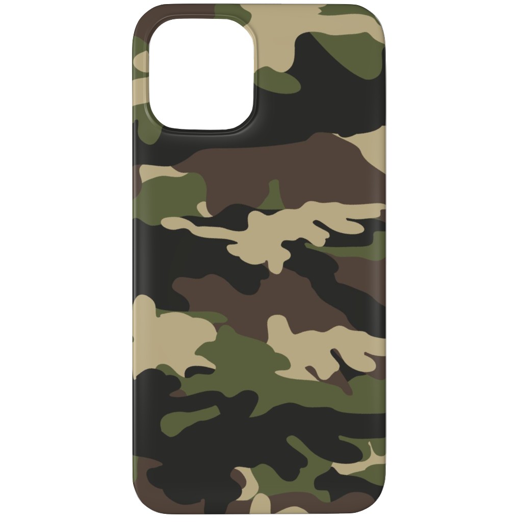 Ducks, Trucks, and Eight Point Bucks - Camo Phone Case, Slim Case, Matte, iPhone 11 Pro, Green