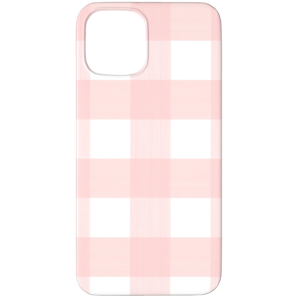 Cross Hatch Plaid Phone Case, Slim Case, Matte, iPhone 11 Pro, Pink, Pearl