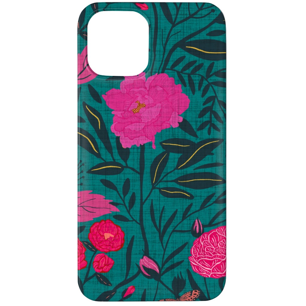 Modern Chintz Phone Case, Slim Case, Matte, iPhone 11 Pro, Green