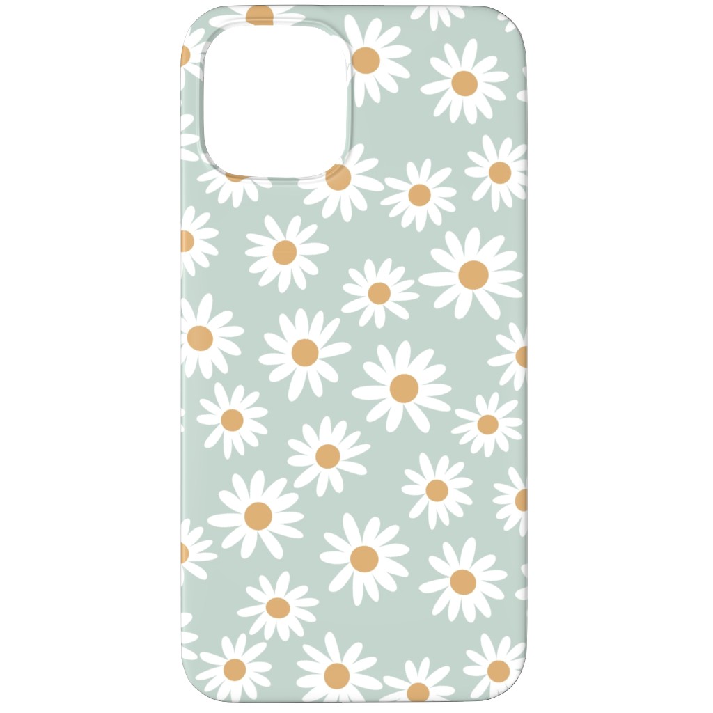 Daisies Phone Case, Slim Case, Matte, iPhone 11 Pro, Blue, Celeste