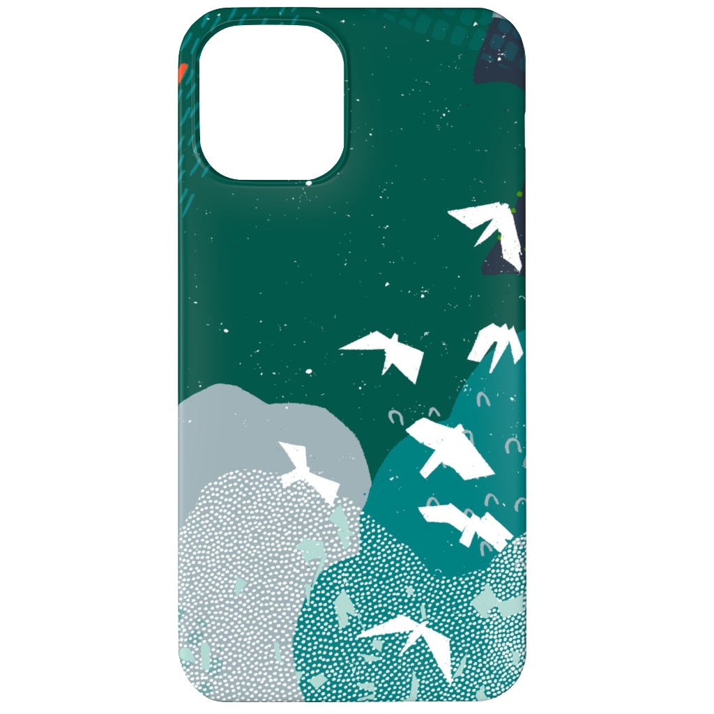 Forest Bird's Eye View - Green Phone Case, Silicone Liner Case, Matte, iPhone 11, Green