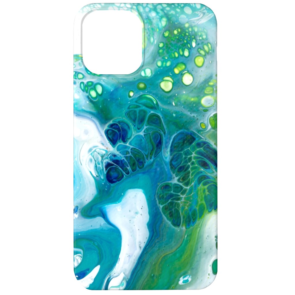 Acrylic Flow Phone Case, Silicone Liner Case, Matte, iPhone 11, Green