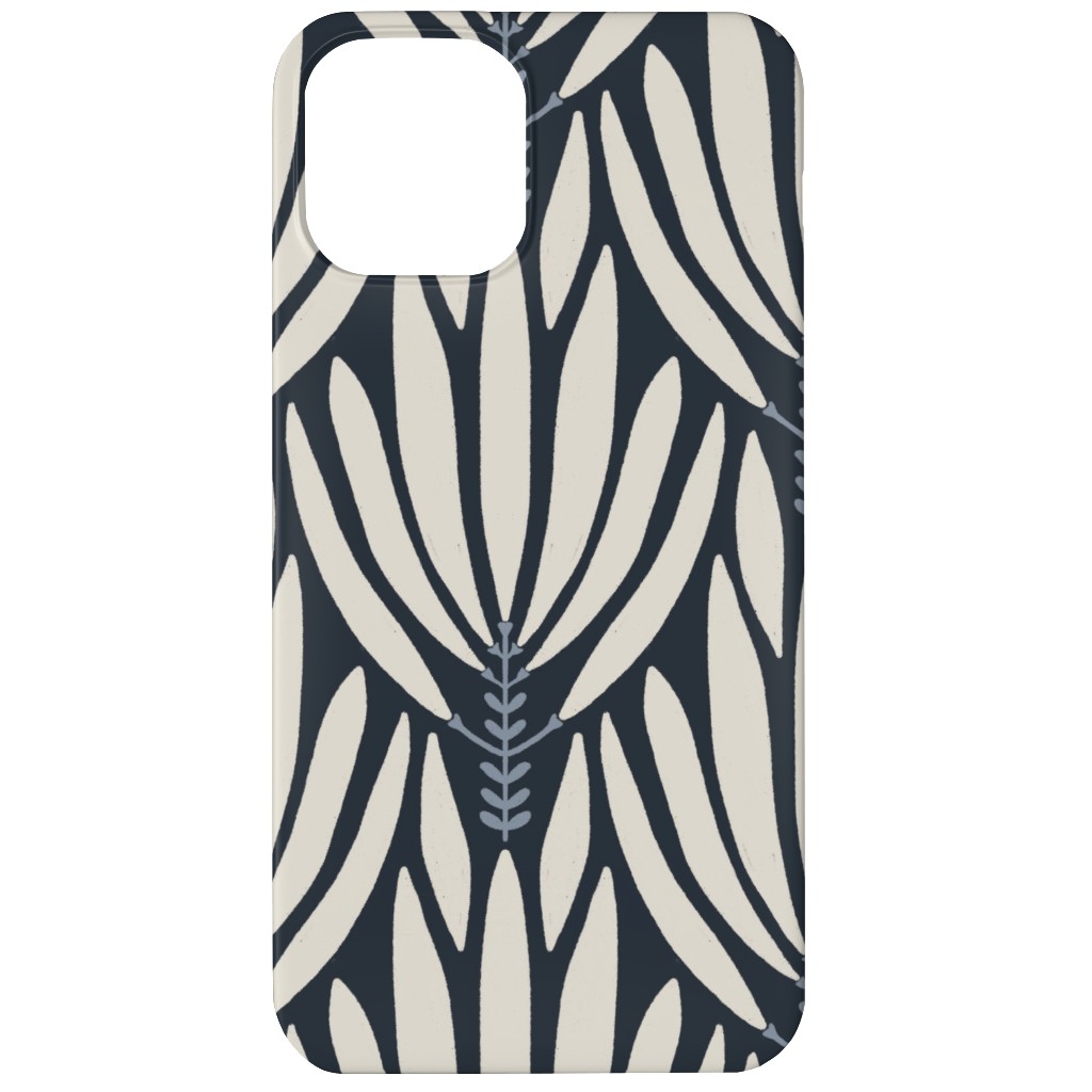 Cleopatra - Beige Phone Case, Slim Case, Matte, iPhone 11, Blue, True Blue