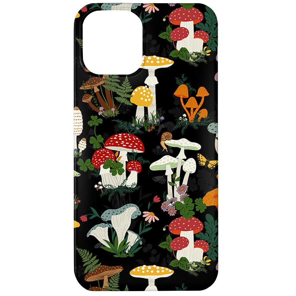 Mushroom Garden - Multi Phone Case, Slim Case, Matte, iPhone 11, Multicolor