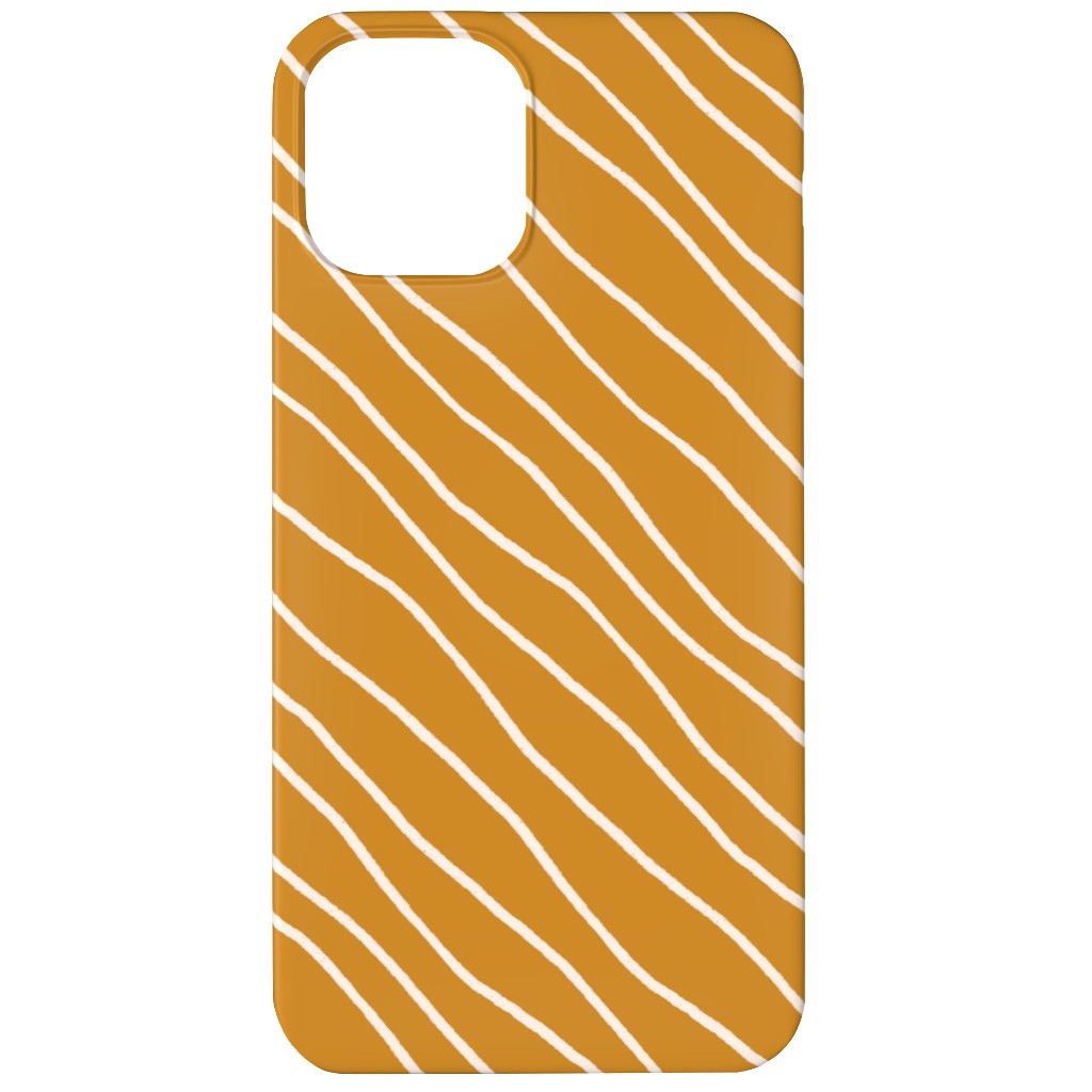Charlie - Mustard Phone Case, Slim Case, Matte, iPhone 11, Orange, Orange