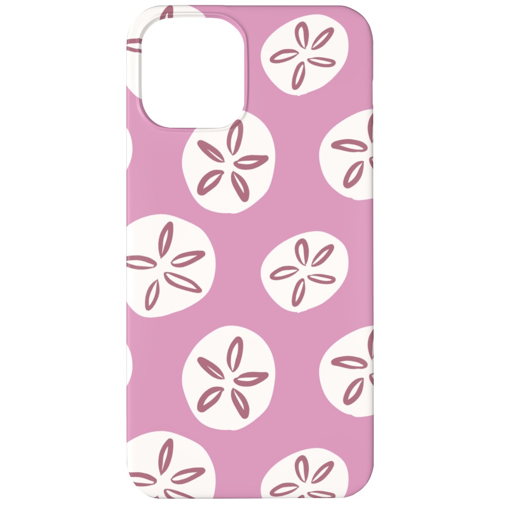 Sand Dollar Sea Shells Phone Case, Slim Case, Matte, iPhone 11, Pink, Whisper