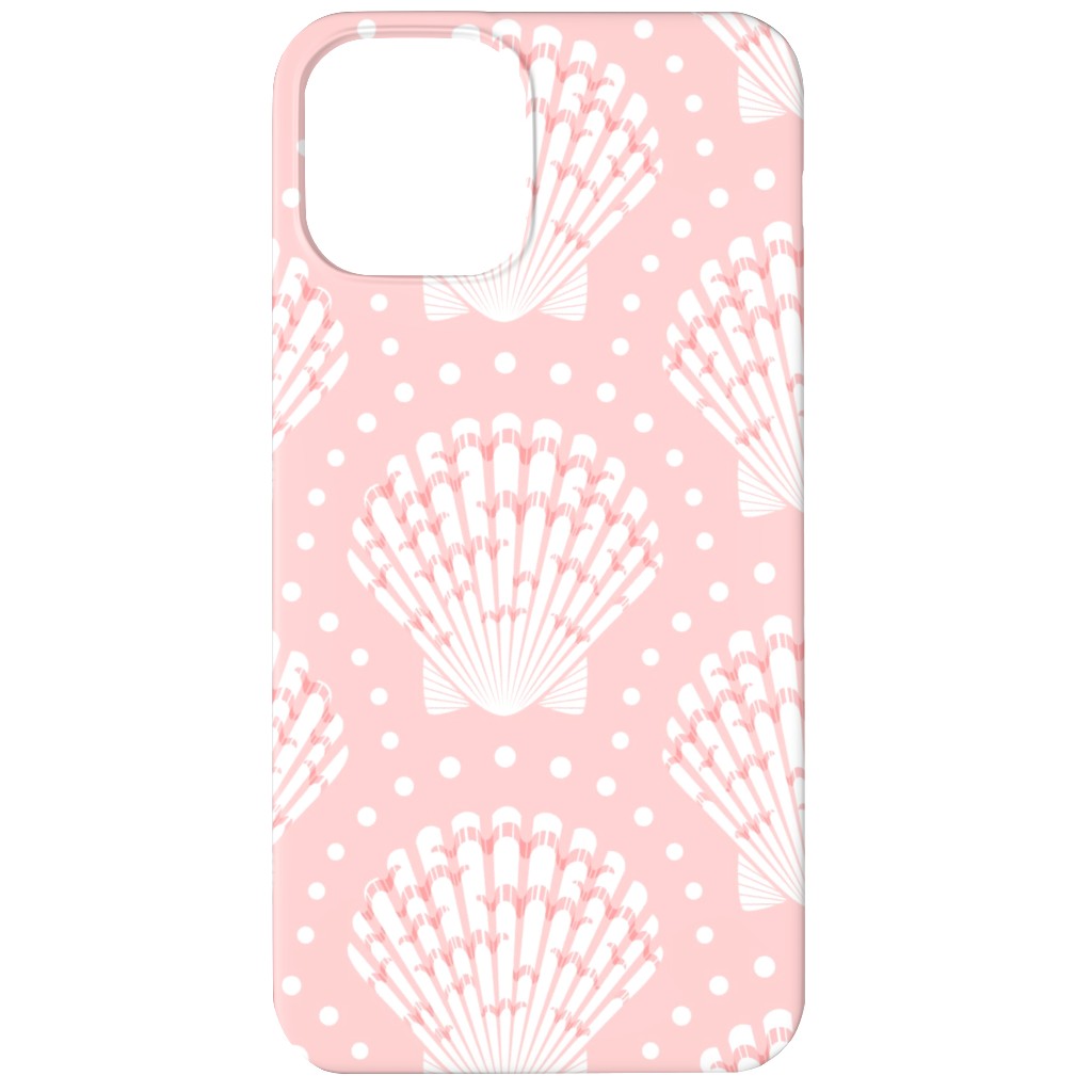 Pretty Scallop Shells - Pink Phone Case, Slim Case, Matte, iPhone 11, Pink